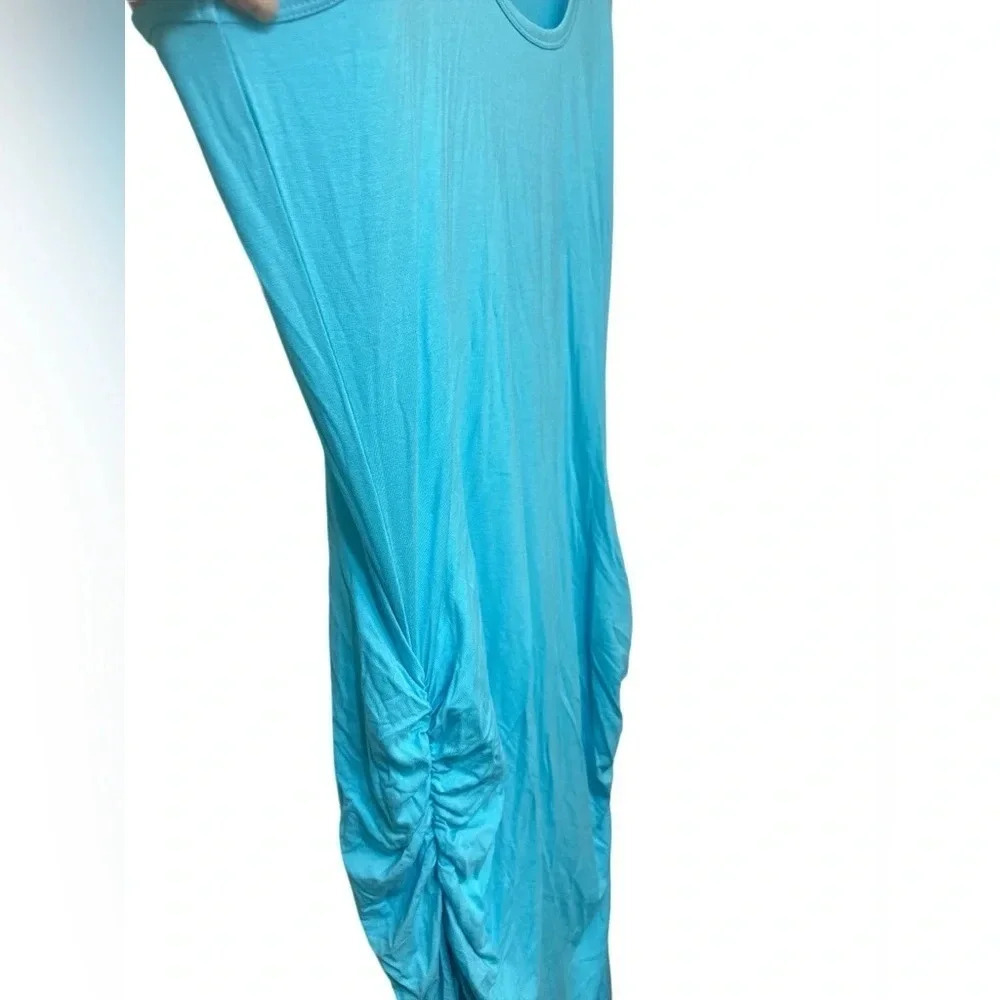 Venus turquoise blue body con maxi dress NWOT - Picture 2 of 6